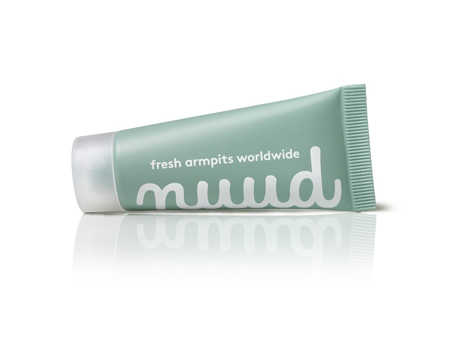 100% natural, vegan deodorant Nuud with micro silver family pack 4x20ml