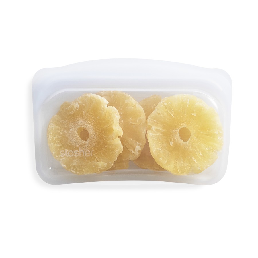 Reusable Silicone Snack Bag  Clear