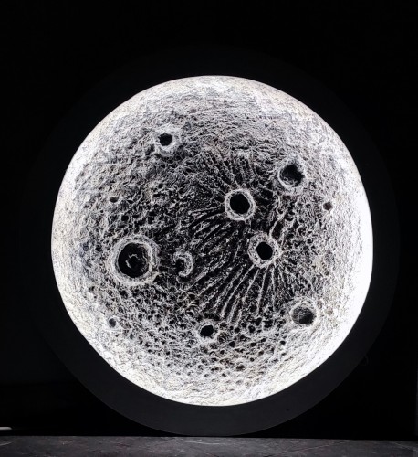 Interjero ir eksterjero dekoracija - Mėnulis, skersmuo 62cm