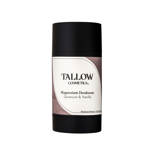 Natūralus dezodorantas su magniu ir taukais (tallow) –  pelargonija ir vanilė 75ml