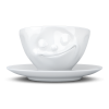 Coffee Cup "Happy" white, 200 ml