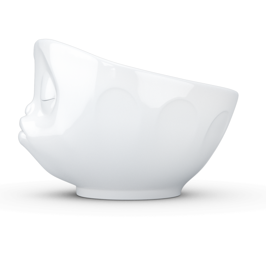 Bowl "Kissing" in white, 500 ml