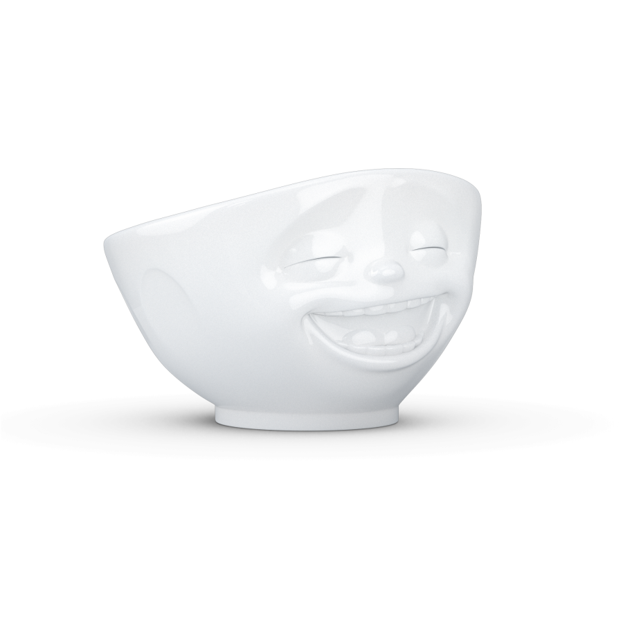 Bowl "Laughing" white, 1000 ml
