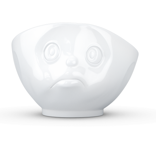 Bowl "Sulking" in white, 500 ml
