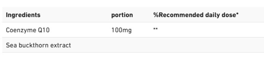 Liposominis kofermentas Q10  100mg; 250 ml