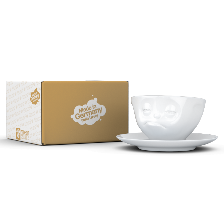 Coffee Cup "Snoozy" white, 200 ml