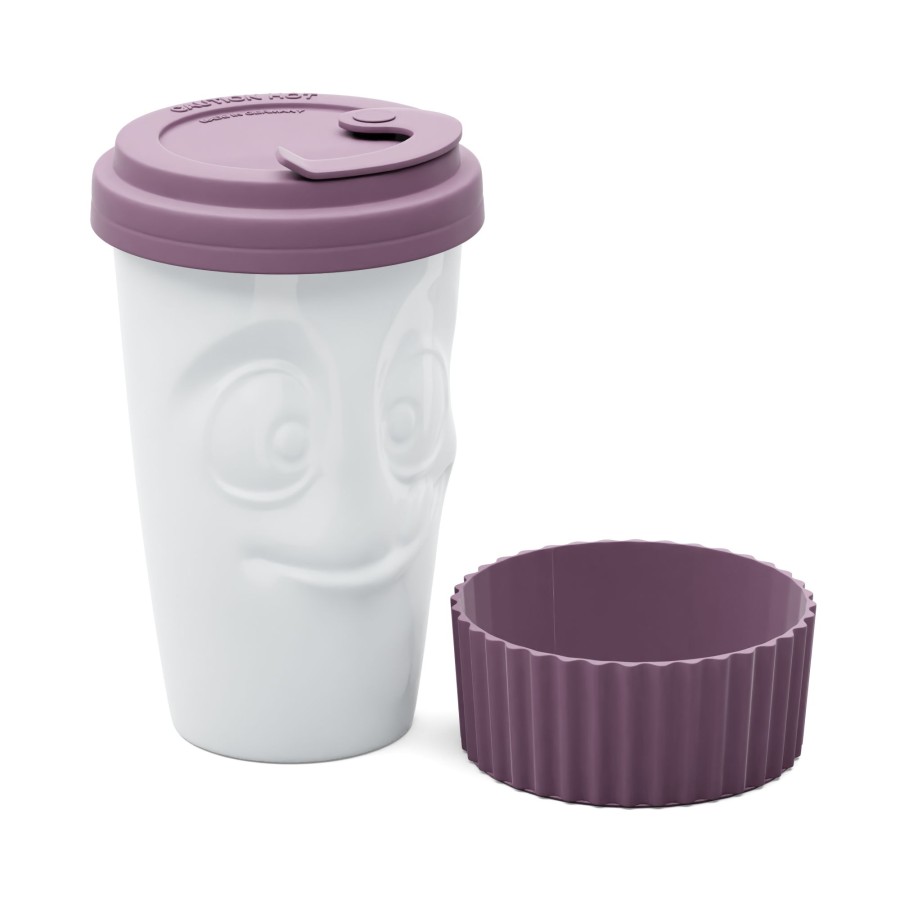 TASSEN puodelis išsinešimui Mug To Go Tasty - SKANU - vynuogė (400ml)