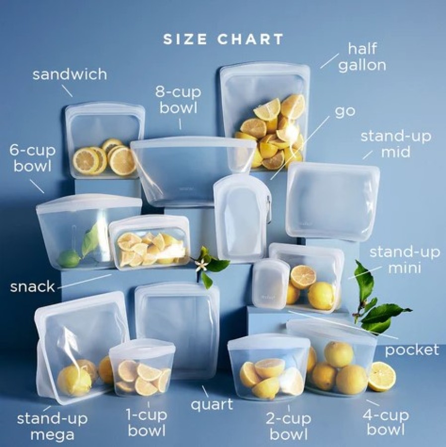 Daugkartinio naudojimo silikoninis stasher sumuštinių maišelis taškuotas 