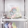 Reusable silicone stand-up mega clear bag